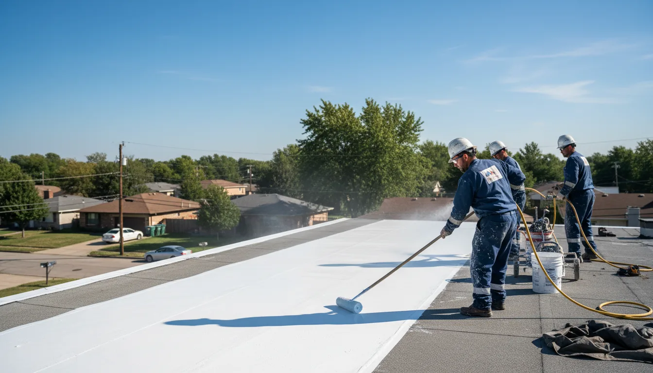 Commercial roof coating in Dutton, VA near me